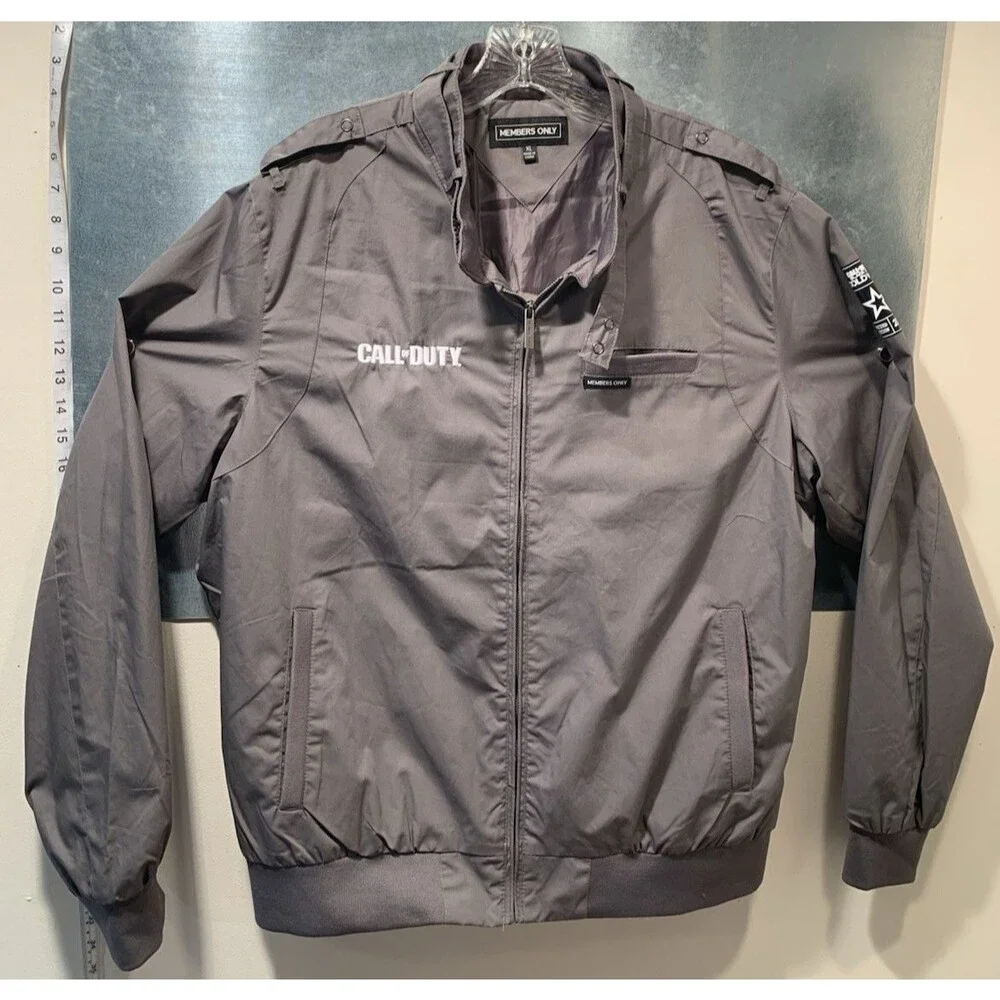 Call Of Duty Black Ops Cold War 2020 Limited Edition Members Only Jacket XL Gray - Picture 5 of 16
